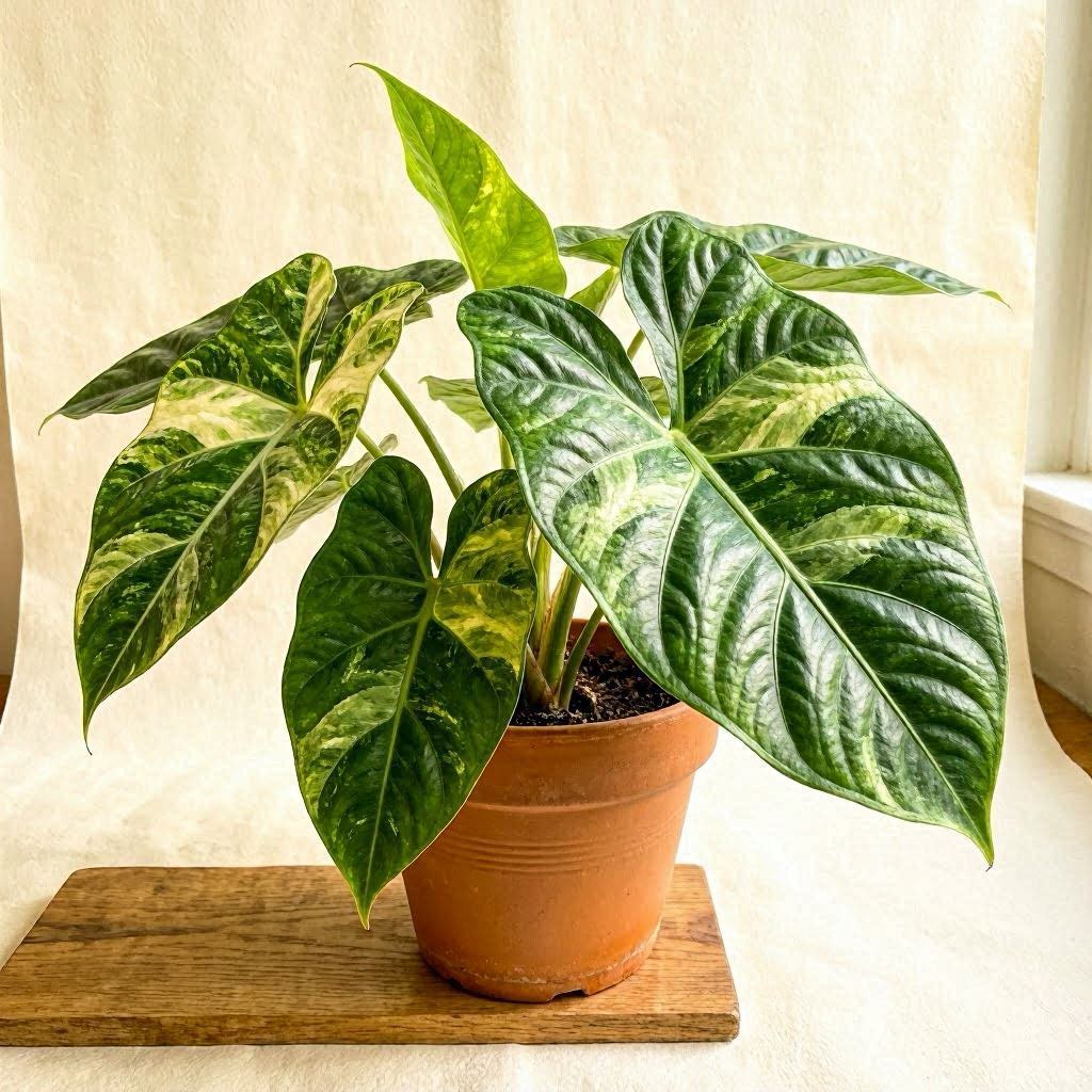 Alocasia Frydek Variegata