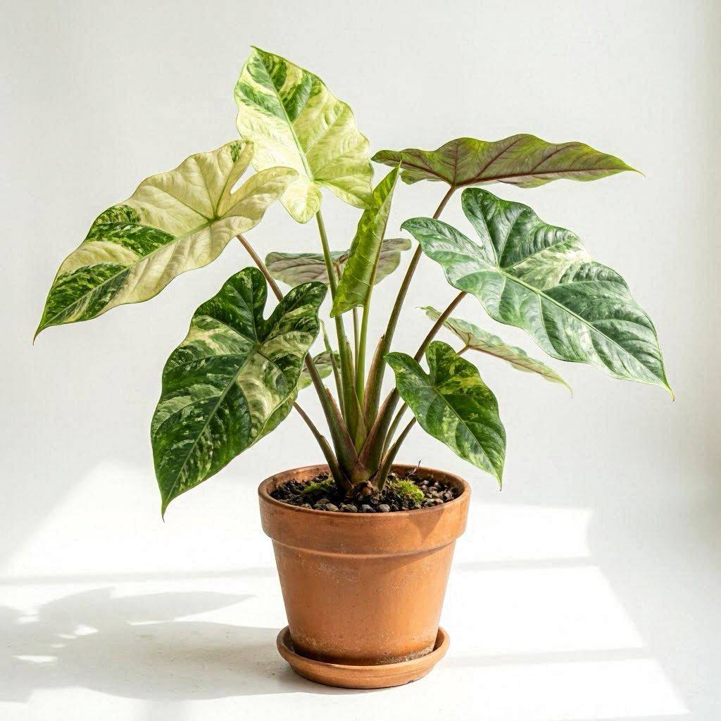 Alocasia Macrorrhiza Variegata